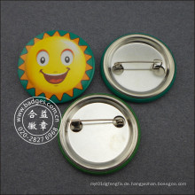 Smile Sun Tin Badge Custom Lovely Abzeichen (HY-MKT-0034)